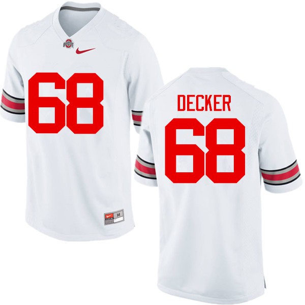 Ohio State Buckeyes #68 Taylor Decker Men Football Jersey White